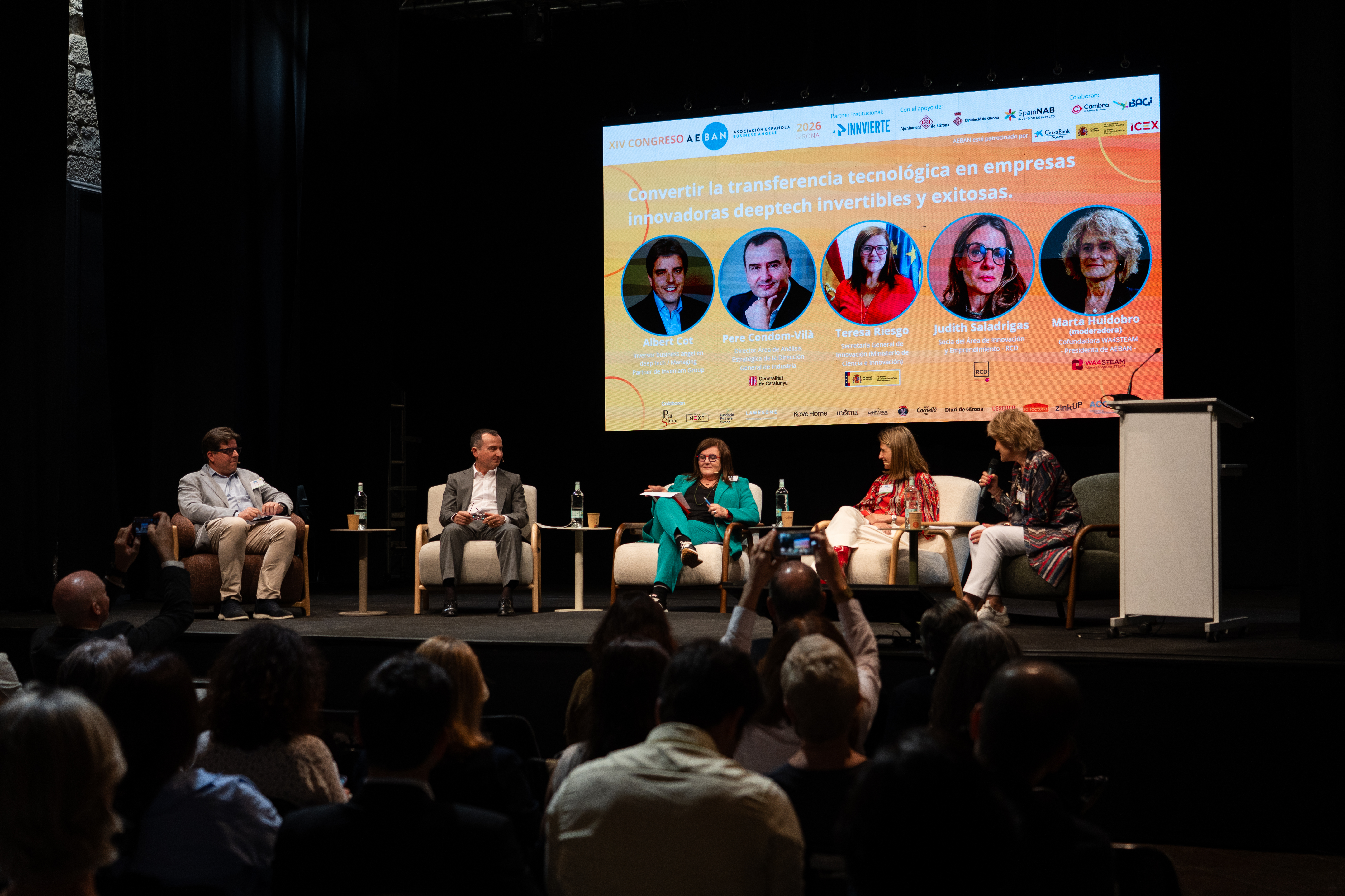 Mesa redonda: "Convertir la transferencia tecnológica en empresas innovadoras deeptech invertibles y exitosas"