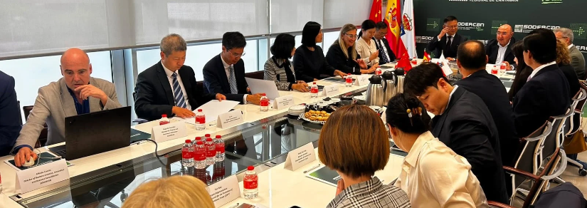 FIDBAN participa en el encuentro con la Delegación China en SODERCAN para impulsar la Cooperación Internacional.