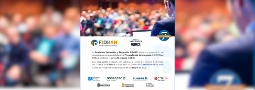 Abierto el plazo para presentación de startups a la nueva Ronda de Inversores de FIDBAN en Chile.