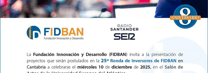 Invitación 25ª Ronda de Inversores de FIDBAN