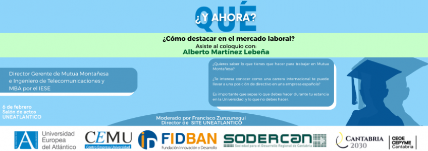 FIDBAN participa en el programa de charlas «¿Y Ahora Qué?» con la intervención de Alberto Martínez Lebeña, Director Gerente de Mutua Montañesa