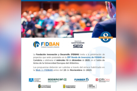 25ª Ronda de Inversores de FIDBAN abre el plazo para presentación de startups