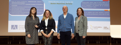   Belén Martinez Arriona, Senior Legal & Policy Officer de la Comisión Europea, interviene en las jornadas de empleabilidad «¿Y ahora qué» de UNEATLANTICO con el apoyo de FIDBAN