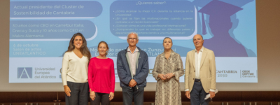 Didier Fleury, presidente del Cluster de Sostenibilidad de Cantabria, comparte su experiencia y recorrido profesional en el marco del programa «¿Y ahora qué?» de UNEATLANTICO con el apoyo de FIDBAN